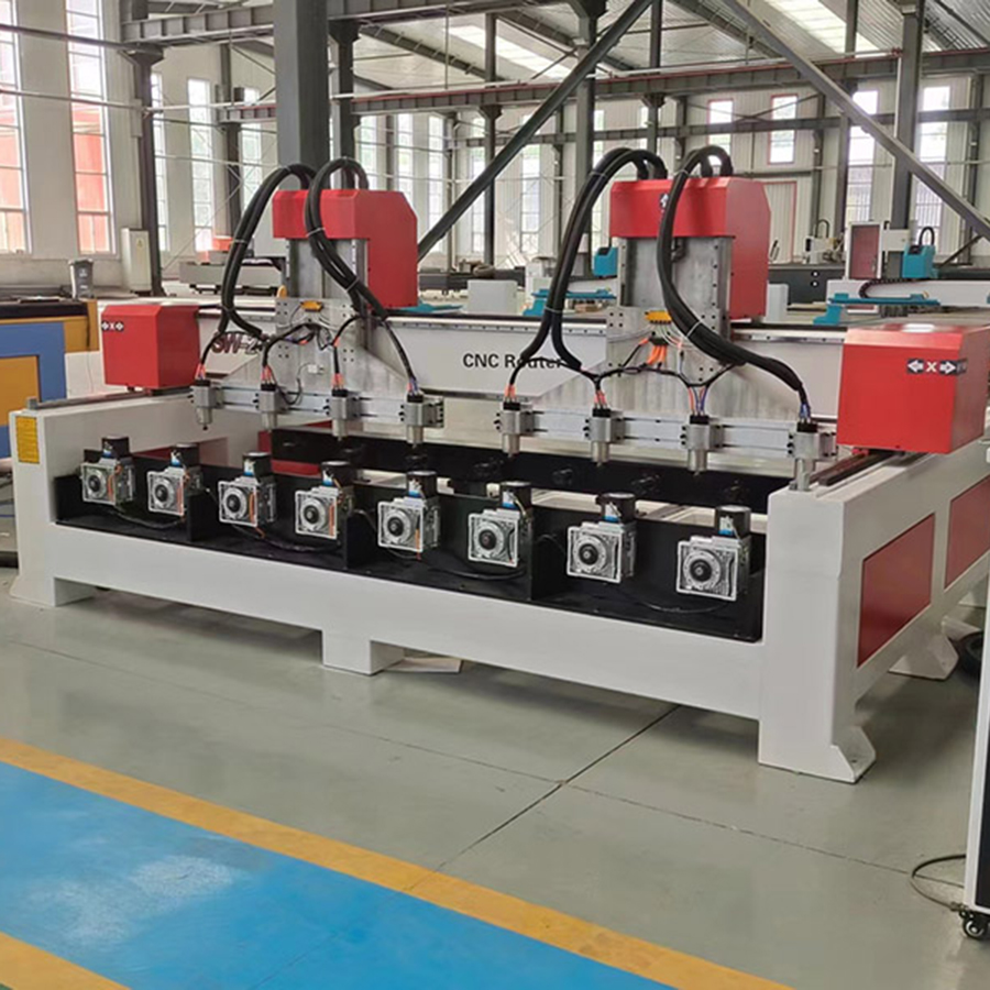 二拖八多頭多旋轉(zhuǎn)多功能雕刻機(jī)